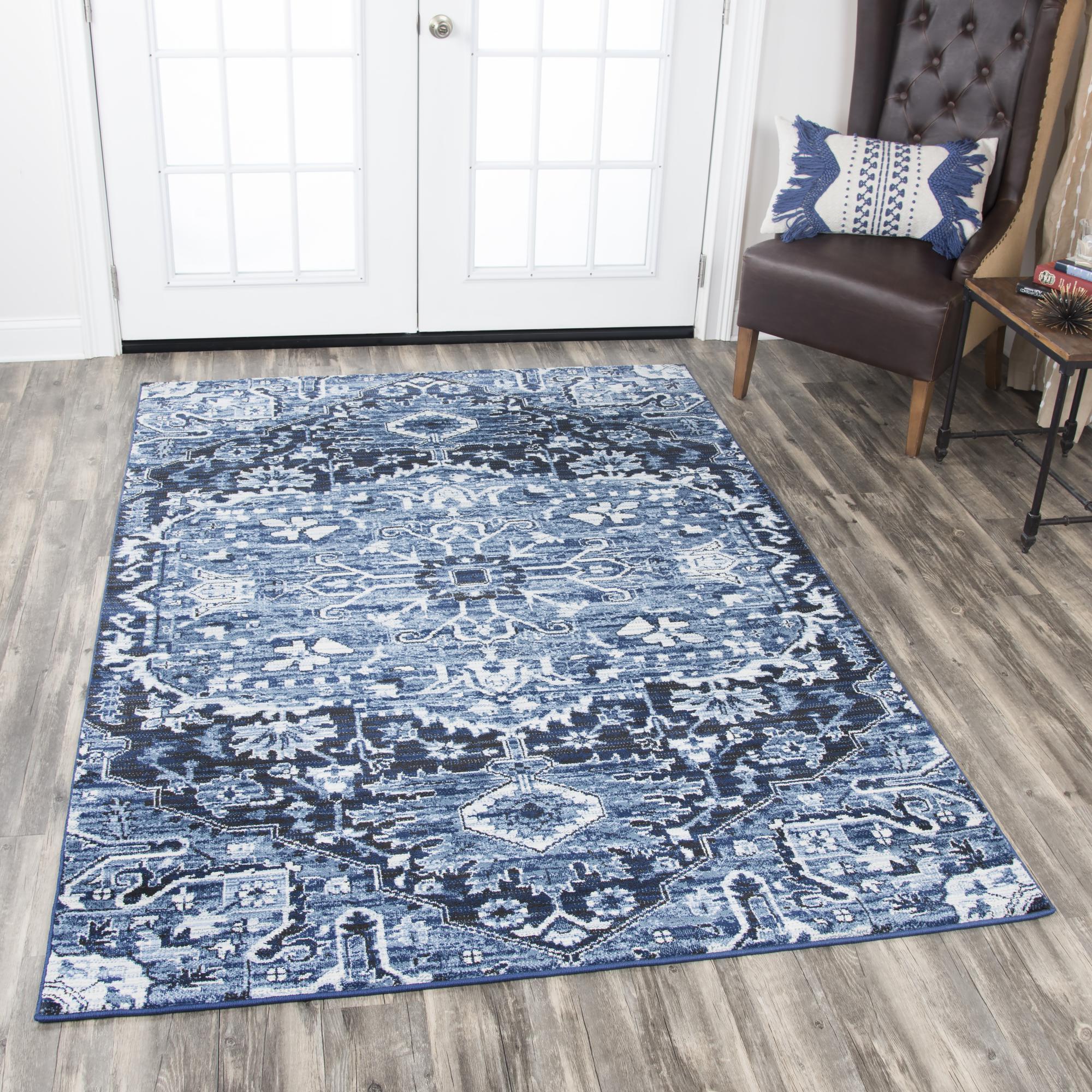 Paciano Area Rugs PC111 Blue By Rug Depot Home