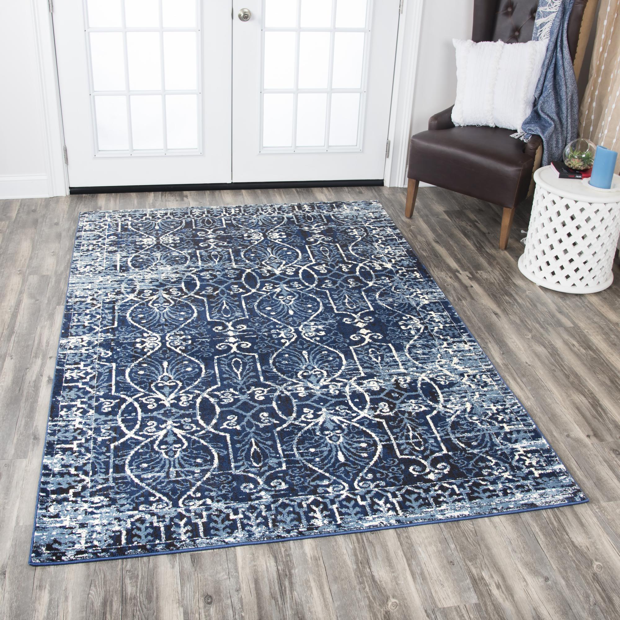 Paciano Area Rugs PC112 Blue By Rug Depot Home