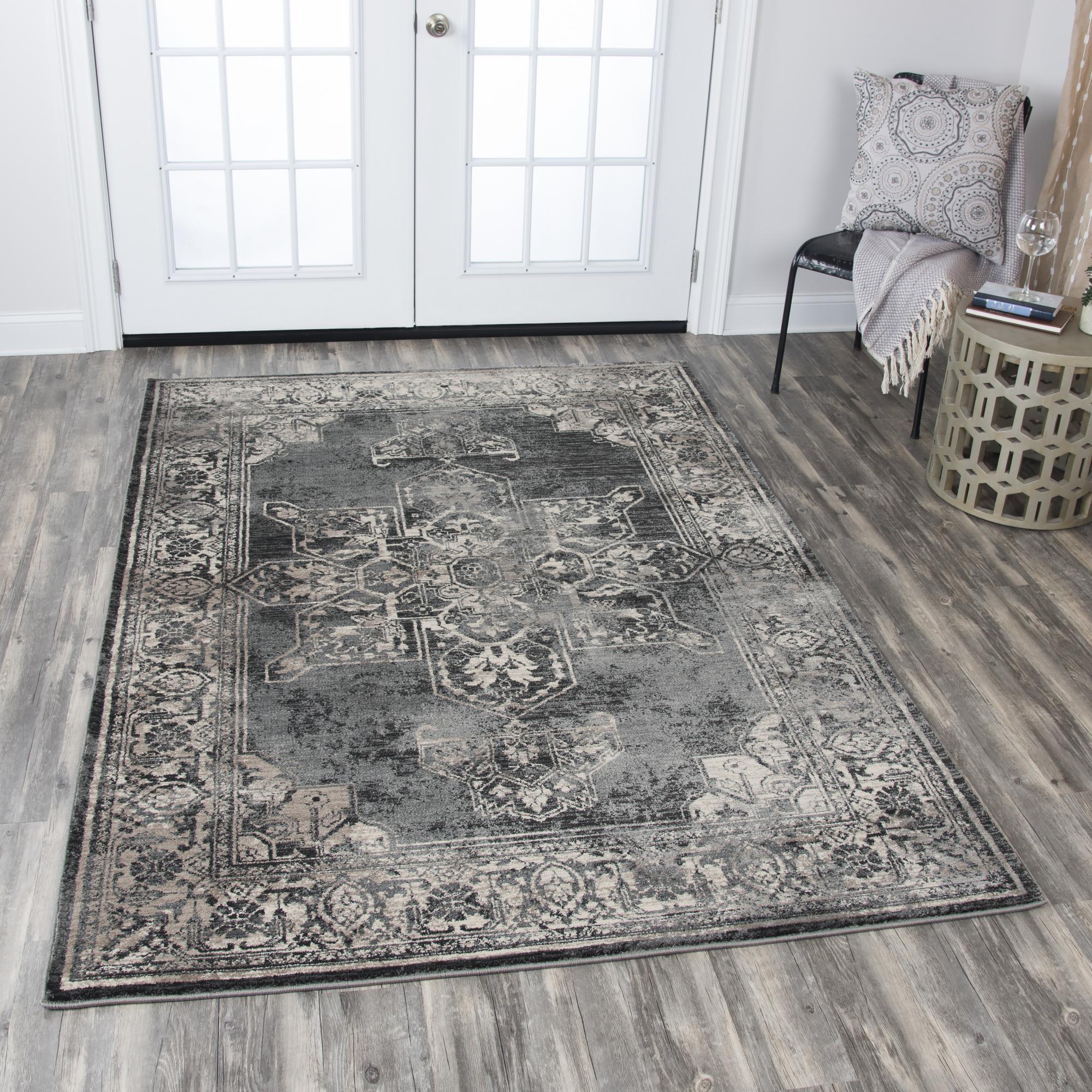 Paciano Area Rugs PC114 Grey By Rug Depot Home