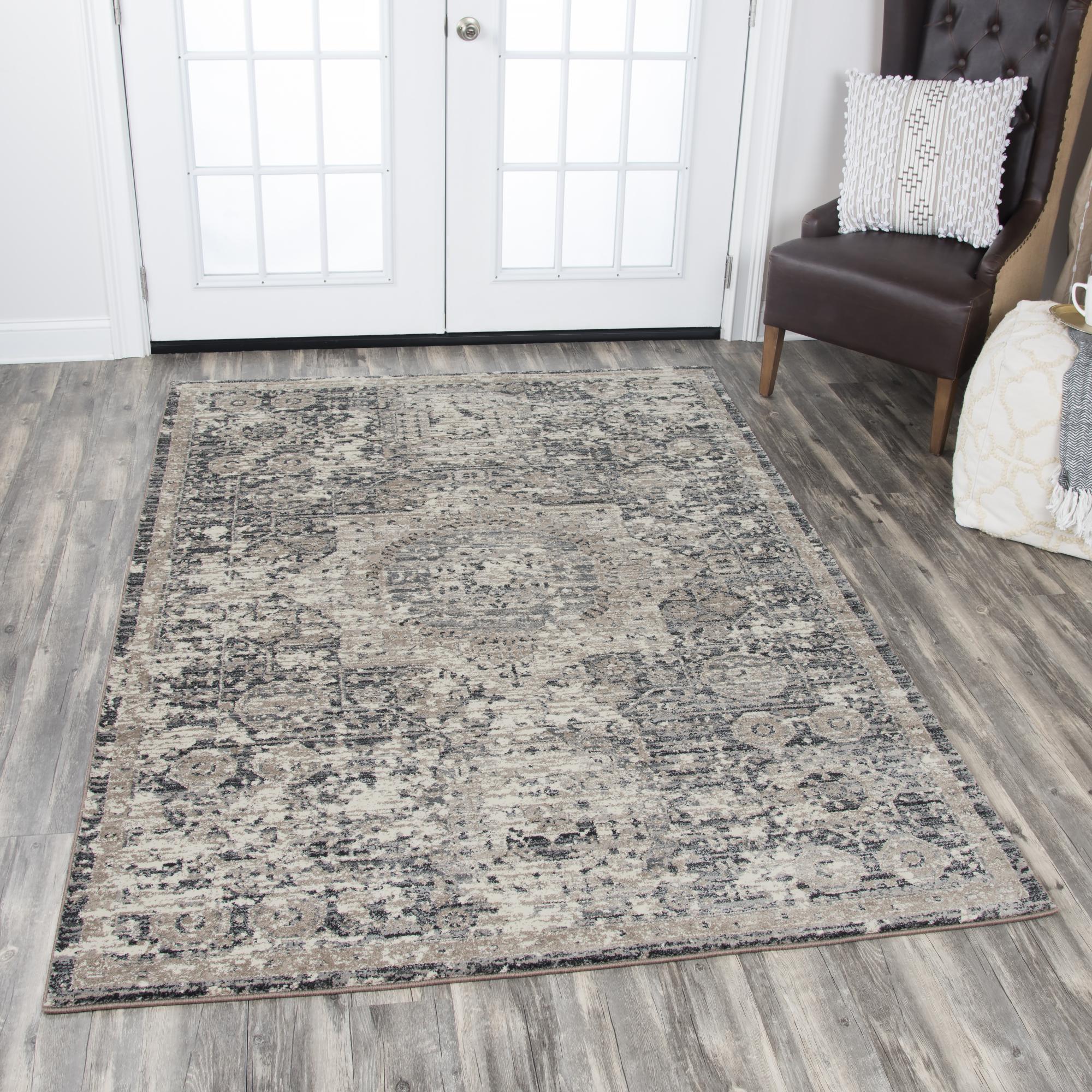 Paciano Area Rugs PC115 Grey By Rug Depot Home