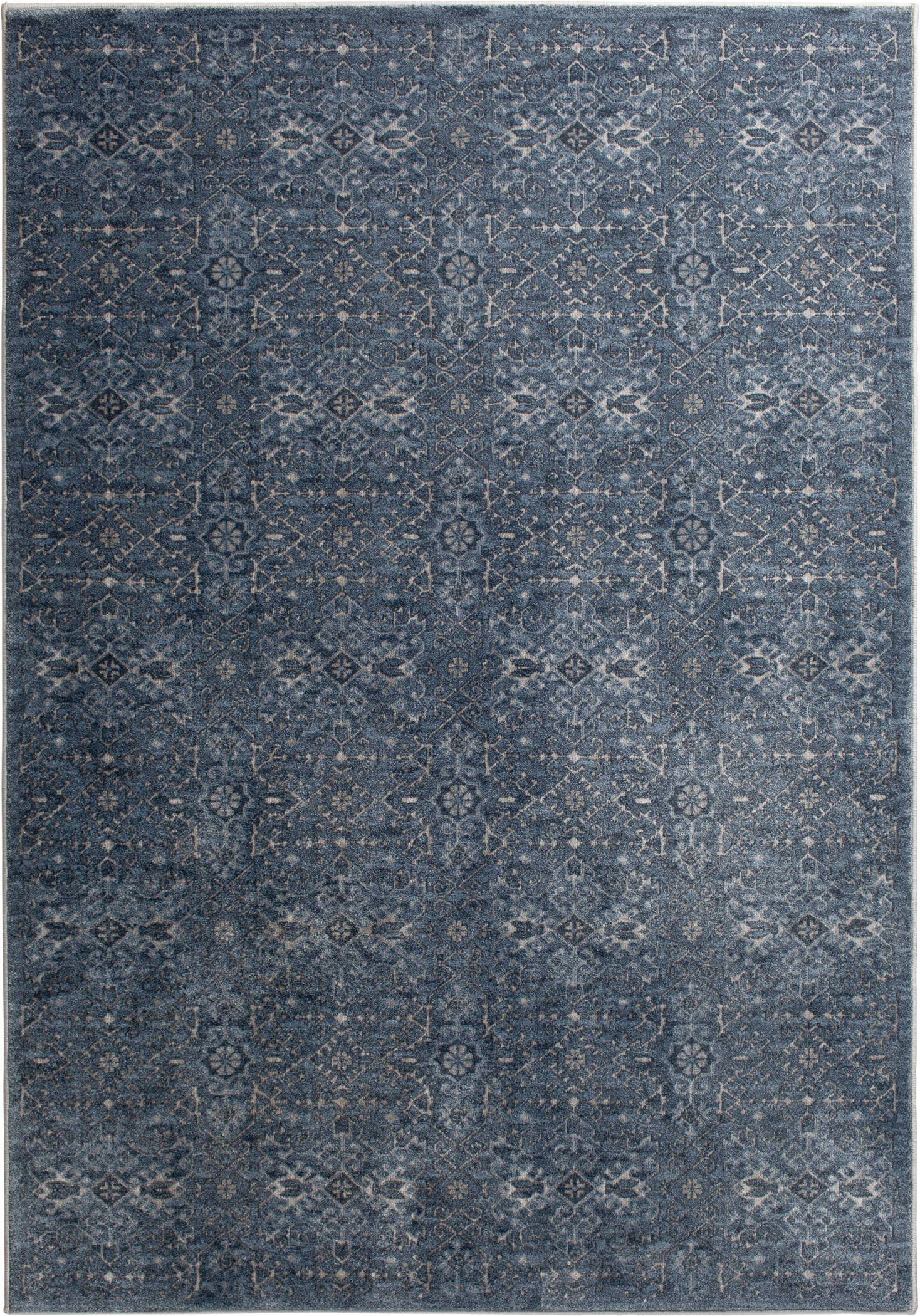 Traditions Area Rugs 2801NH Blue in 15 Sizes Made in USA