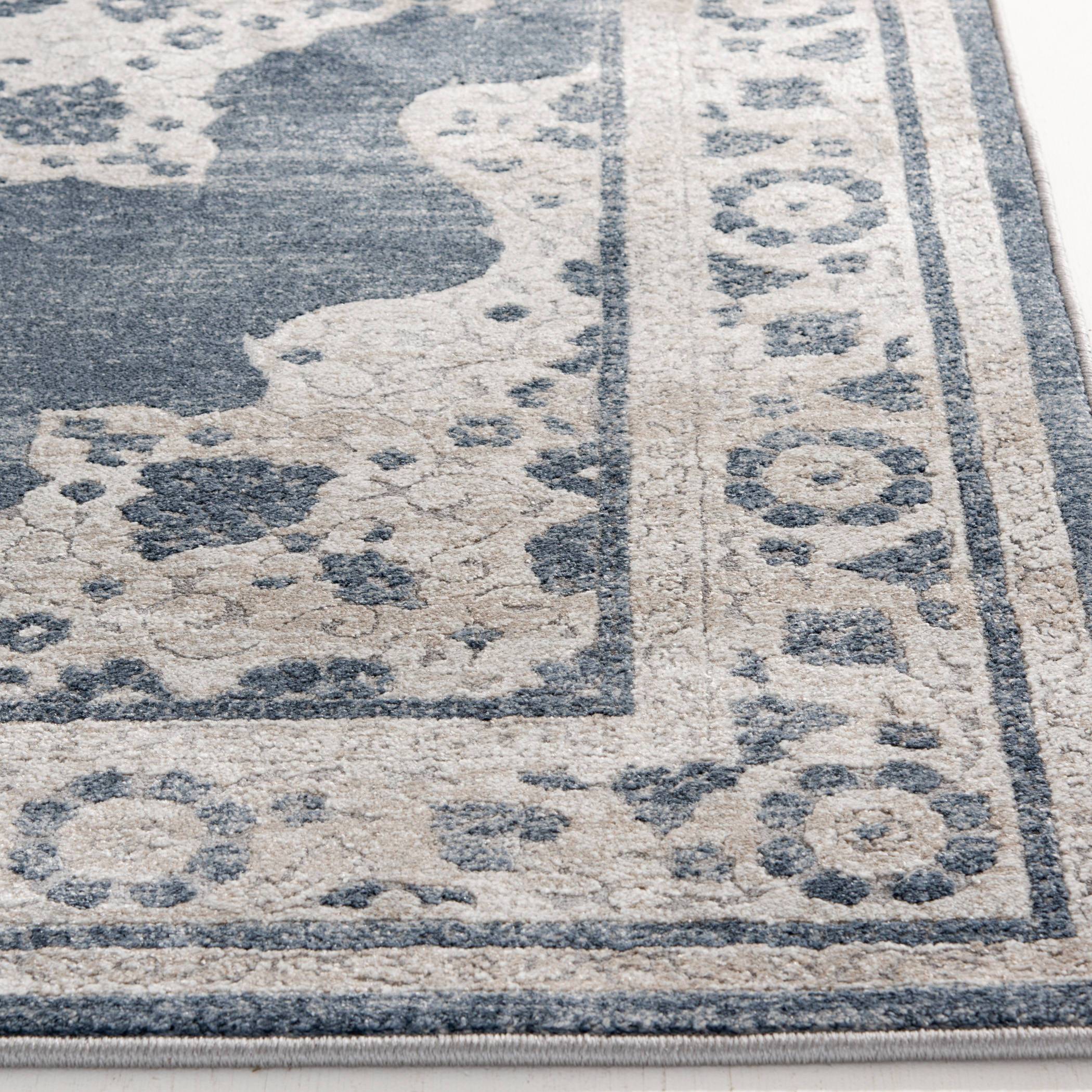 Traditions Area Rugs 2808NK Blue in 2 Sizes Made in USA