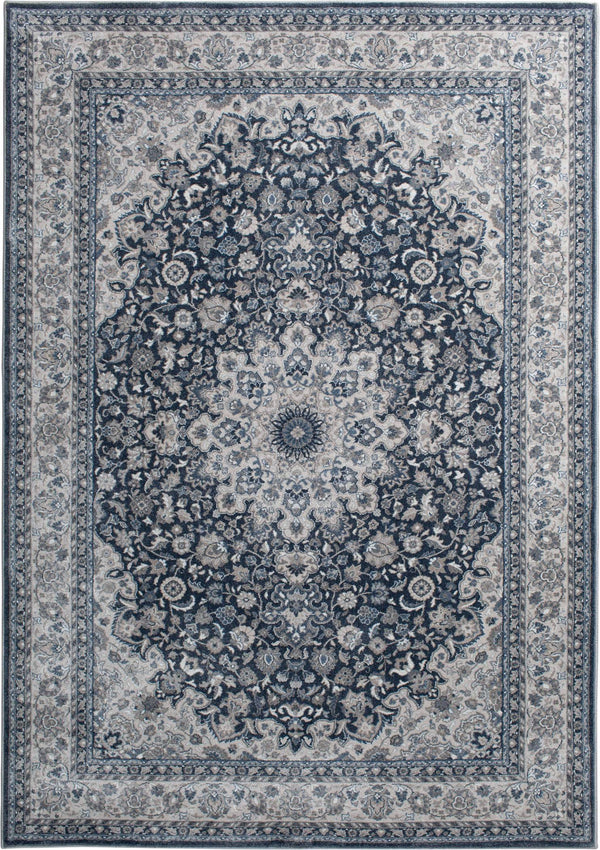 Traditions Area Rugs 2812IC Blue in 2 Sizes Made in USA