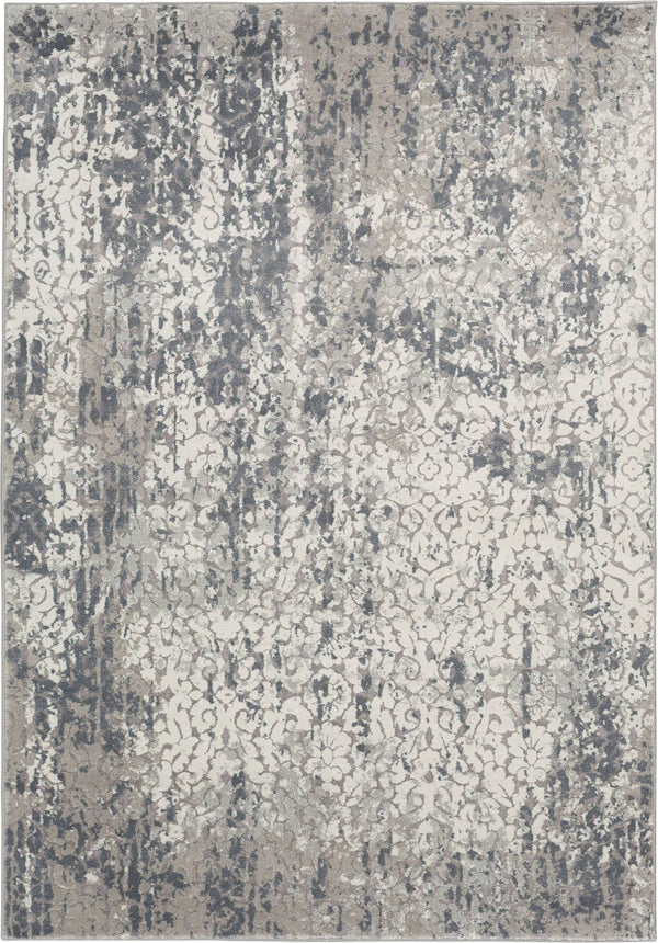 Traditions Area Rugs 2837YC Grey in 15 Sizes Made in USA