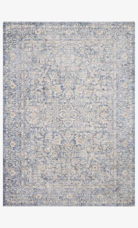 Rug Depot Home Pandora Area Rugs PAN-01B Blue-Gold In 14 Sizes By Loloi Rugs