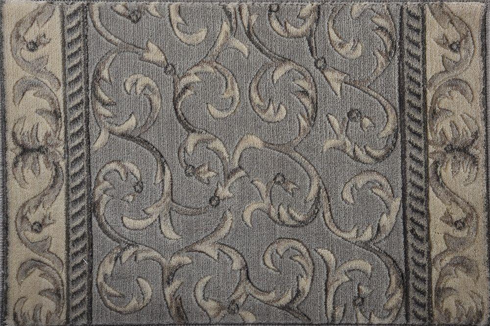 Somerset Area Rugs St-02 Silver and Stair Runner By Nourtex