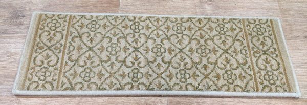 Rug Depot Home Stair Runners Chateau Reims RM21 Beige 27 and 36 Inch Stair Runner and Stair Treads