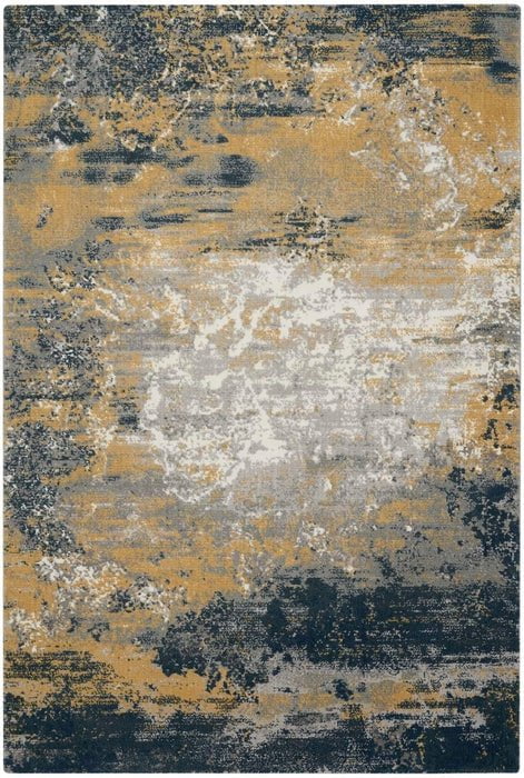 Rug Depot Home Twilight Area Rug TWI-22 Navy-Gold in 8 Sizes