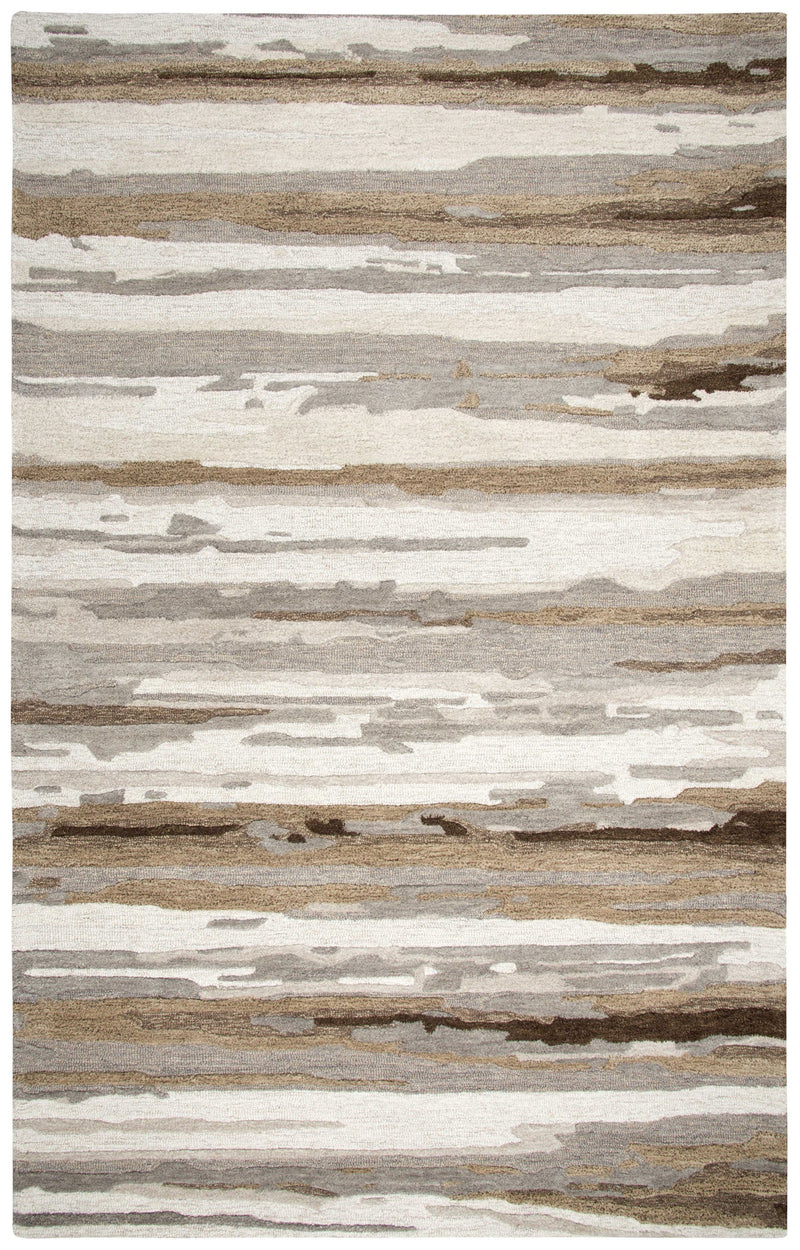 Vogue Area Rugs  VOG101 Tan Wool Contemporary Design in 5 Sizes