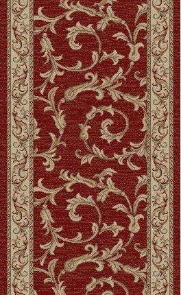 RunnerUSA Stair Runner Jewel Red Stair Runner 4390 26in 163134  Sold By the Foot